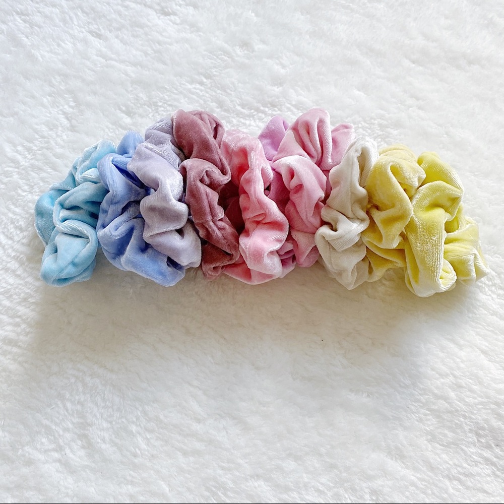 🌿 Pastel Scrunchie Set 🌿